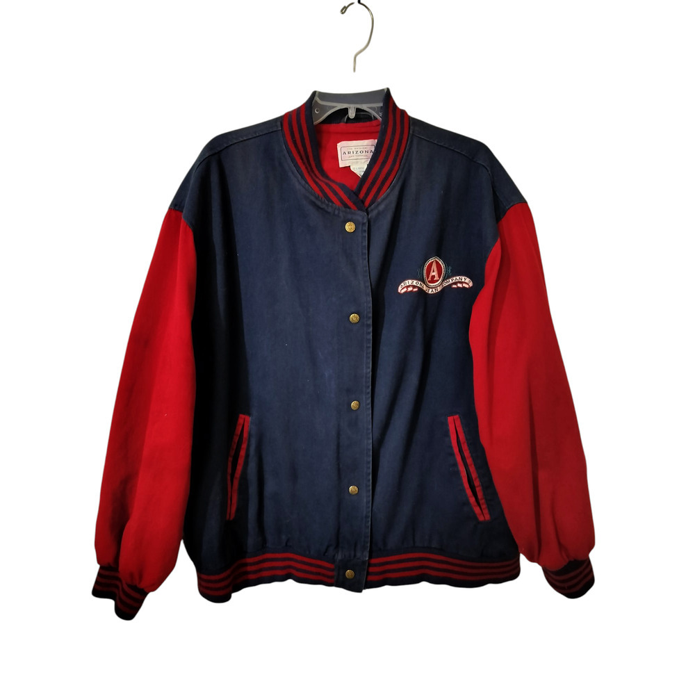 M650)Y2K Arizona Jean Company Varsity Jacket Size XL